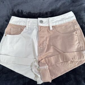 PacSun 2 tone cuffed shorts